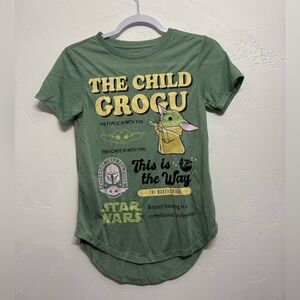 Star Wars Green The Child Grogu Kids Tee